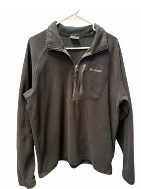 Columbia Black Fleece 1/4 Zip Pullover Men's Large